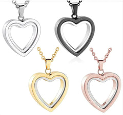 Heart Memorial Locket in Four Colors